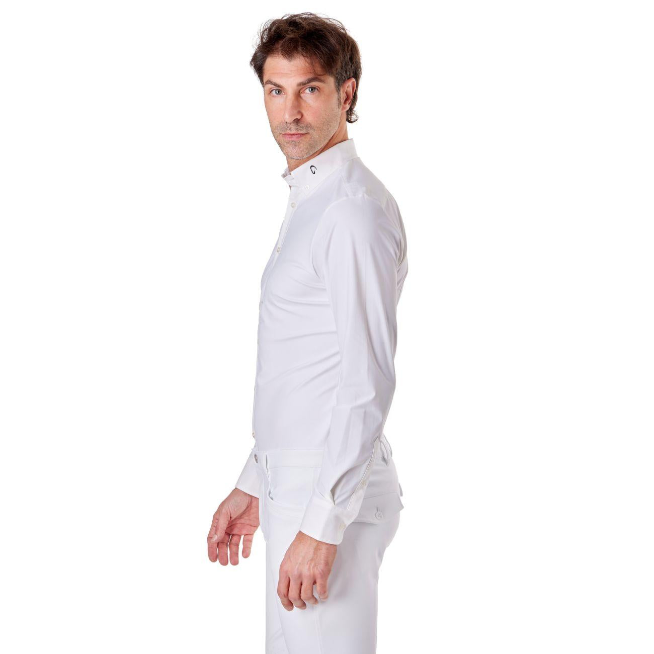 Camicia Da Concorso Da Uomo A Manica Lunga Mascheroni MASUCML02 WHITE MASCHERONI SELLERIA 