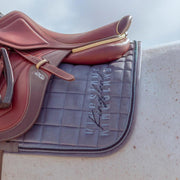 KINGSLAND SOTTOSELLA DA DRESSAGE MOD.KLORIANA CON CORDINI E LOGO KL Grigio sottosella 09KING-2210423345-DRESS 553GREY SLEET KINGSLAND 