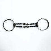 Filetto Ad Anelli Con Doppio Torciglione Spezzato In Tre Equine Horse 30MA-#3 SWEET IRON EQUINE HORSE 