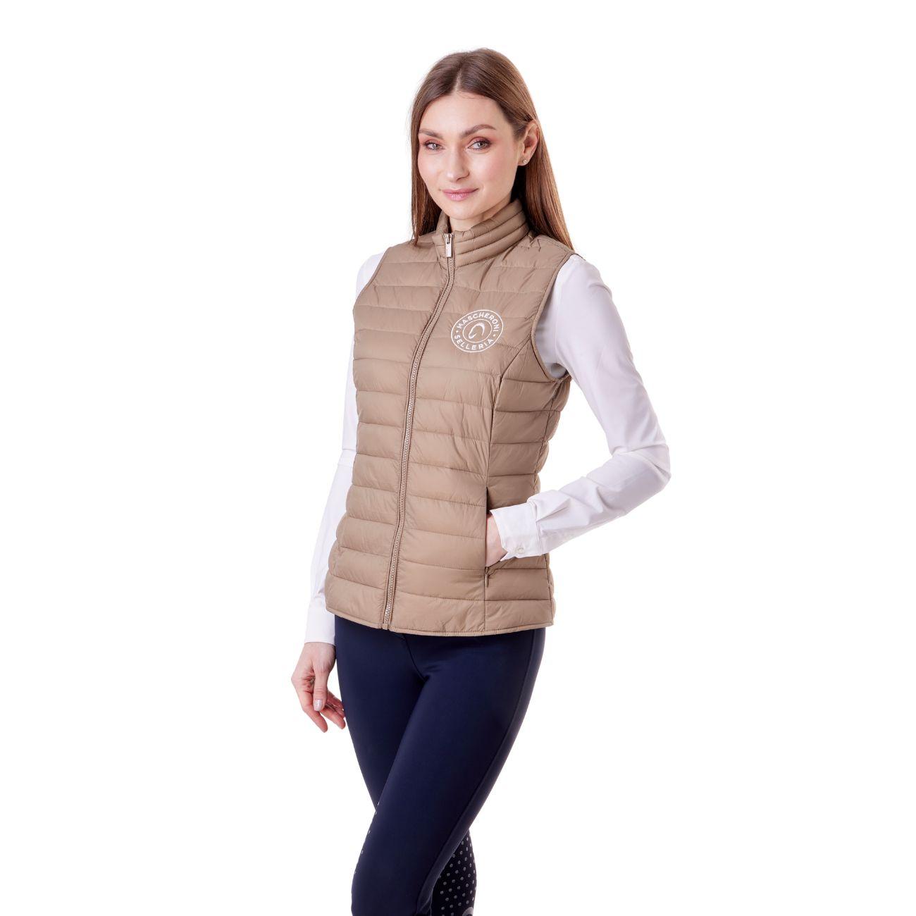 Gilet Imbottito Da Donna Mascheroni Beige 02 BEIGE MASCHERONI SELLERIA 