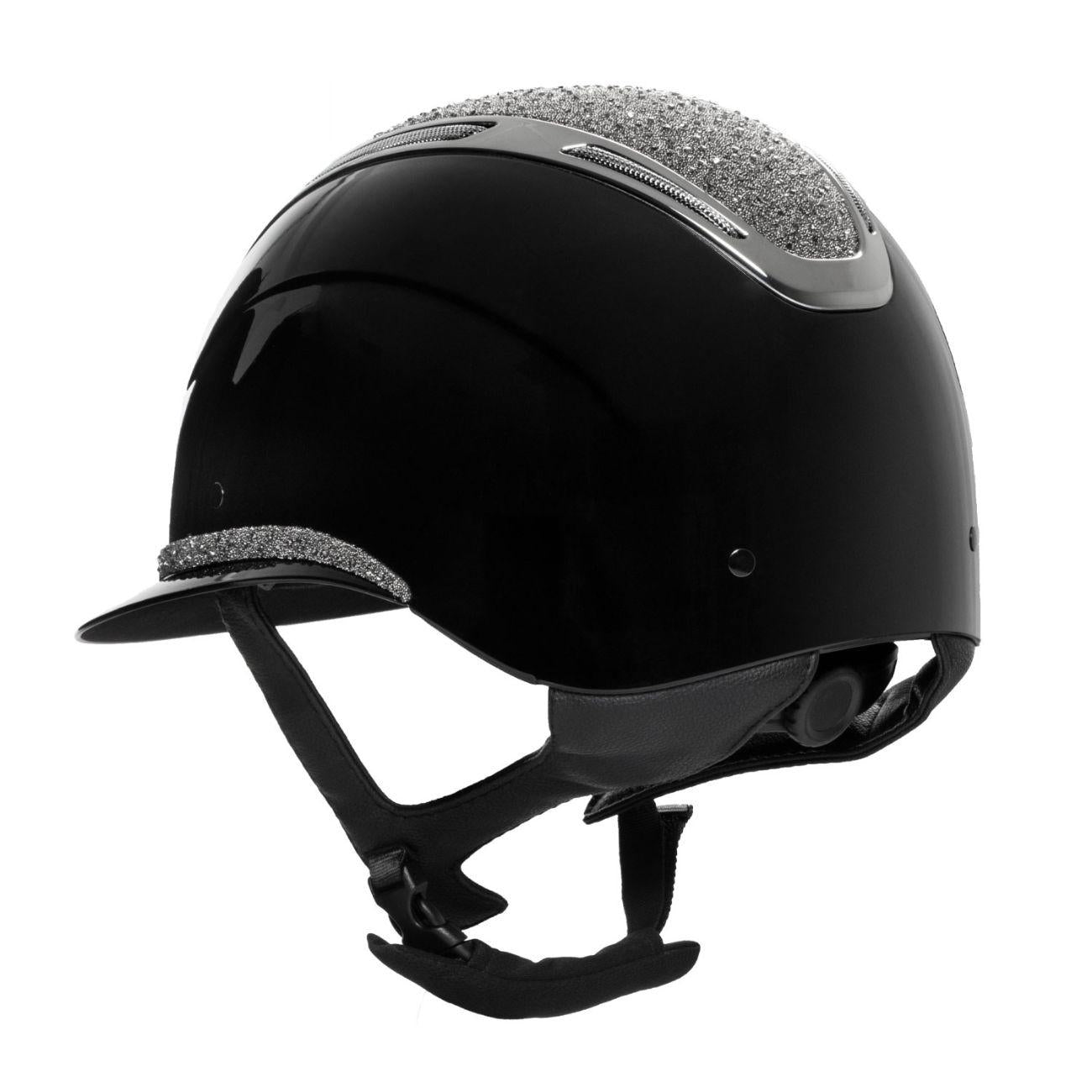 Cap Donna Apocalipse Con Calotta Lucida E Brillantini ETW02018 BLACK/GUNMETAL EQUESTRO 