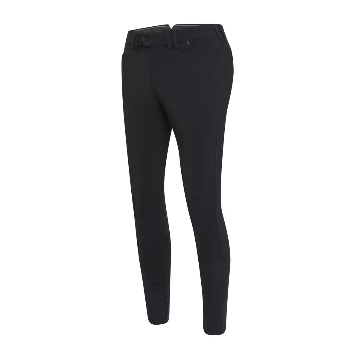 PANTALONE DA EQUITAZIONE UOMO MOD.MARCEAU MATT CON GRIP 09SS-MARCEAUMATT BLACK SAMSHIELD