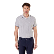 Polo Da Uomo A Manica Corta Con Profili Mascheroni MASCHERONI/HS250K GREY MASCHERONI SELLERIA 