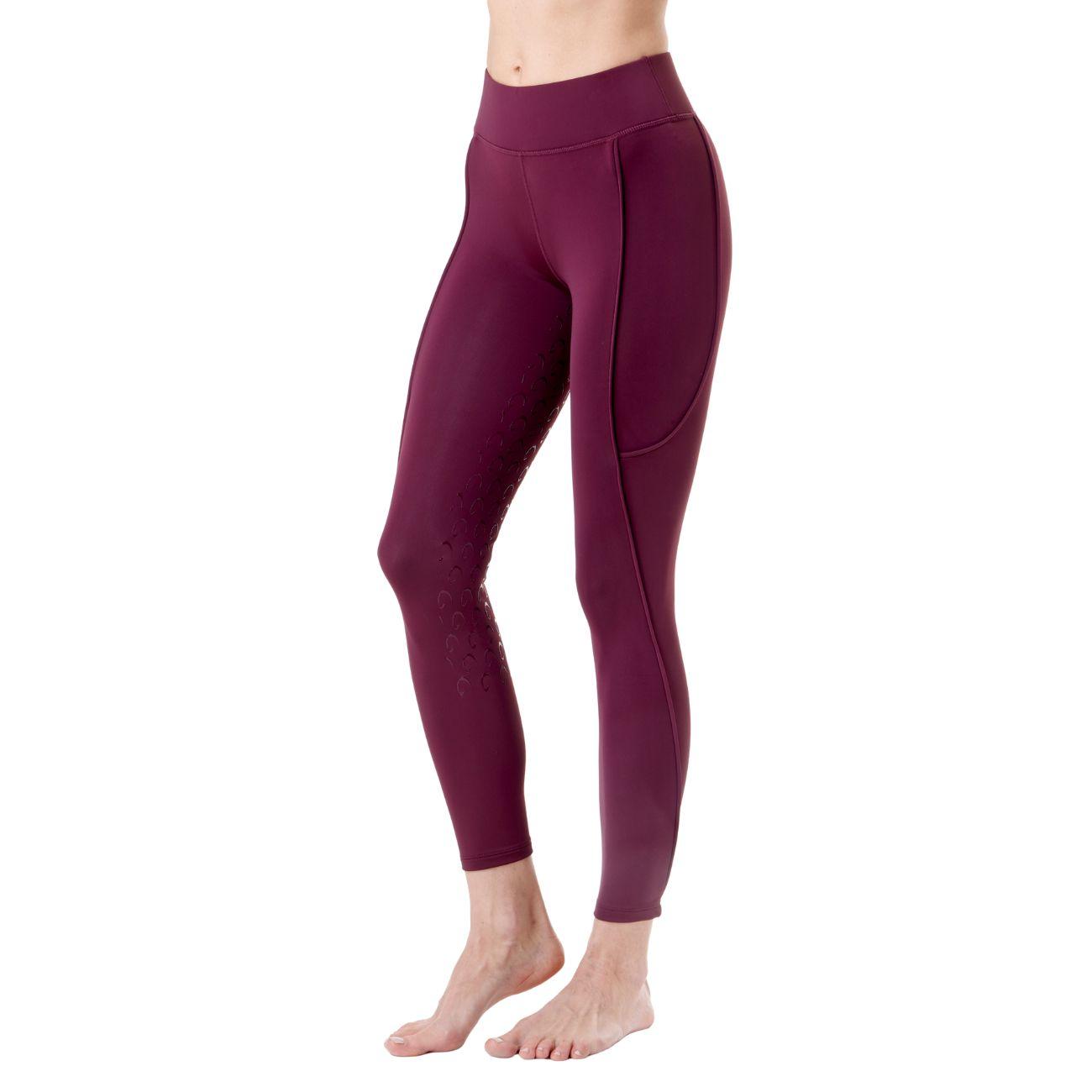 Leggings Donna Full Grip Mascheroni Bordeaux 30MA-LEGGINGS BORDEAUX MASCHERONI SELLERIA 