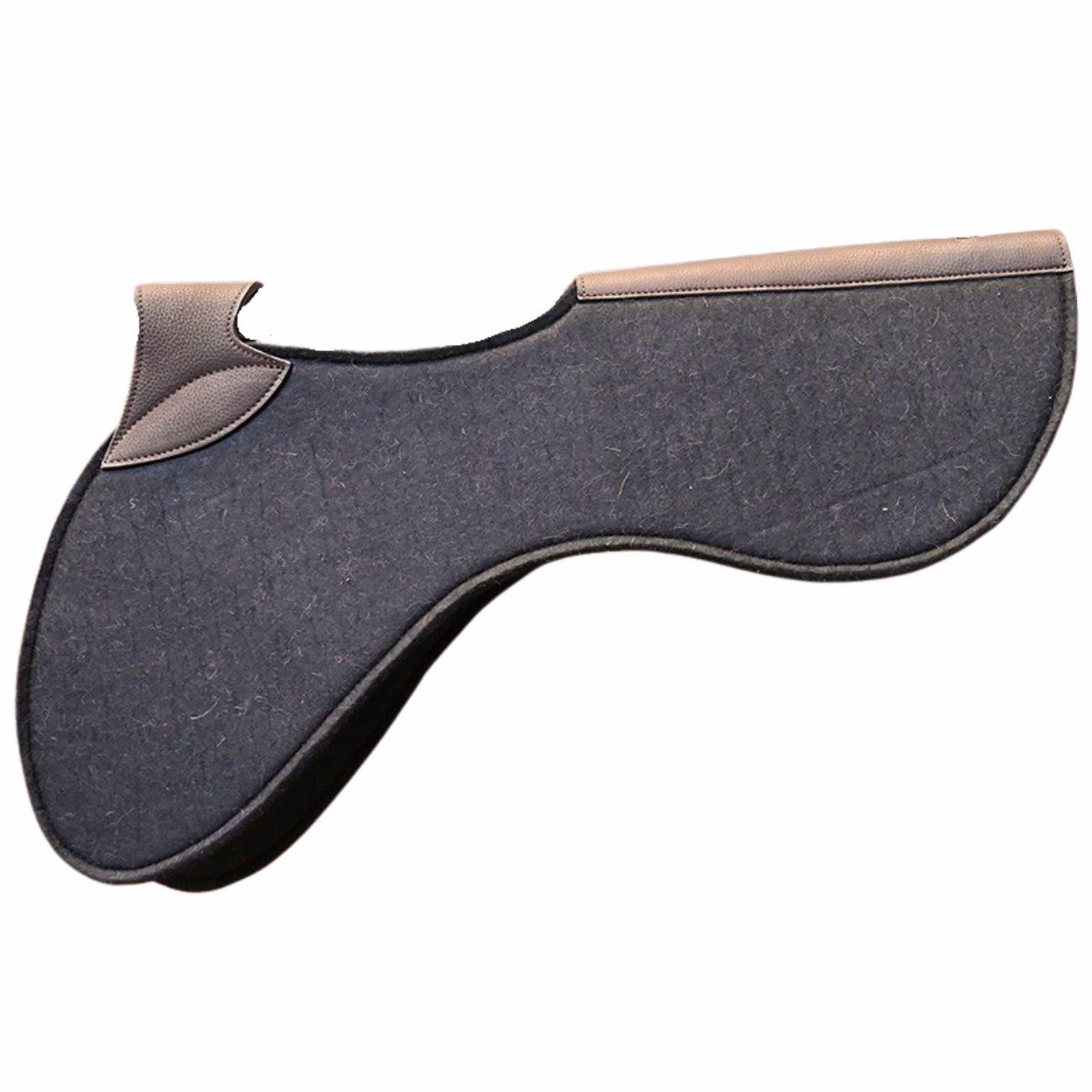 JUMP'IN PAD IN FELTRO E PELLE CON BUCO JUMP'IN HAVANA sottosella AFN 09JUAFN HAVANA JUMP'IN 