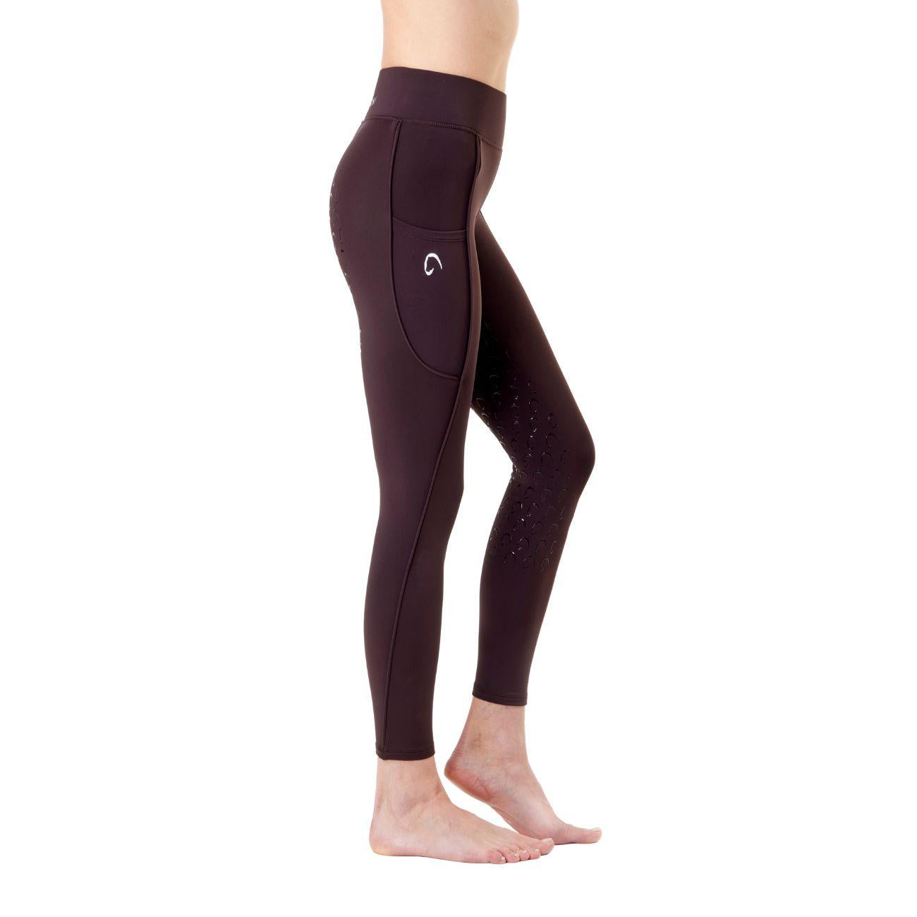 Leggings Donna Full Grip Mascheroni Marrone 30MA-LEGGINGS BROWN MASCHERONI SELLERIA 