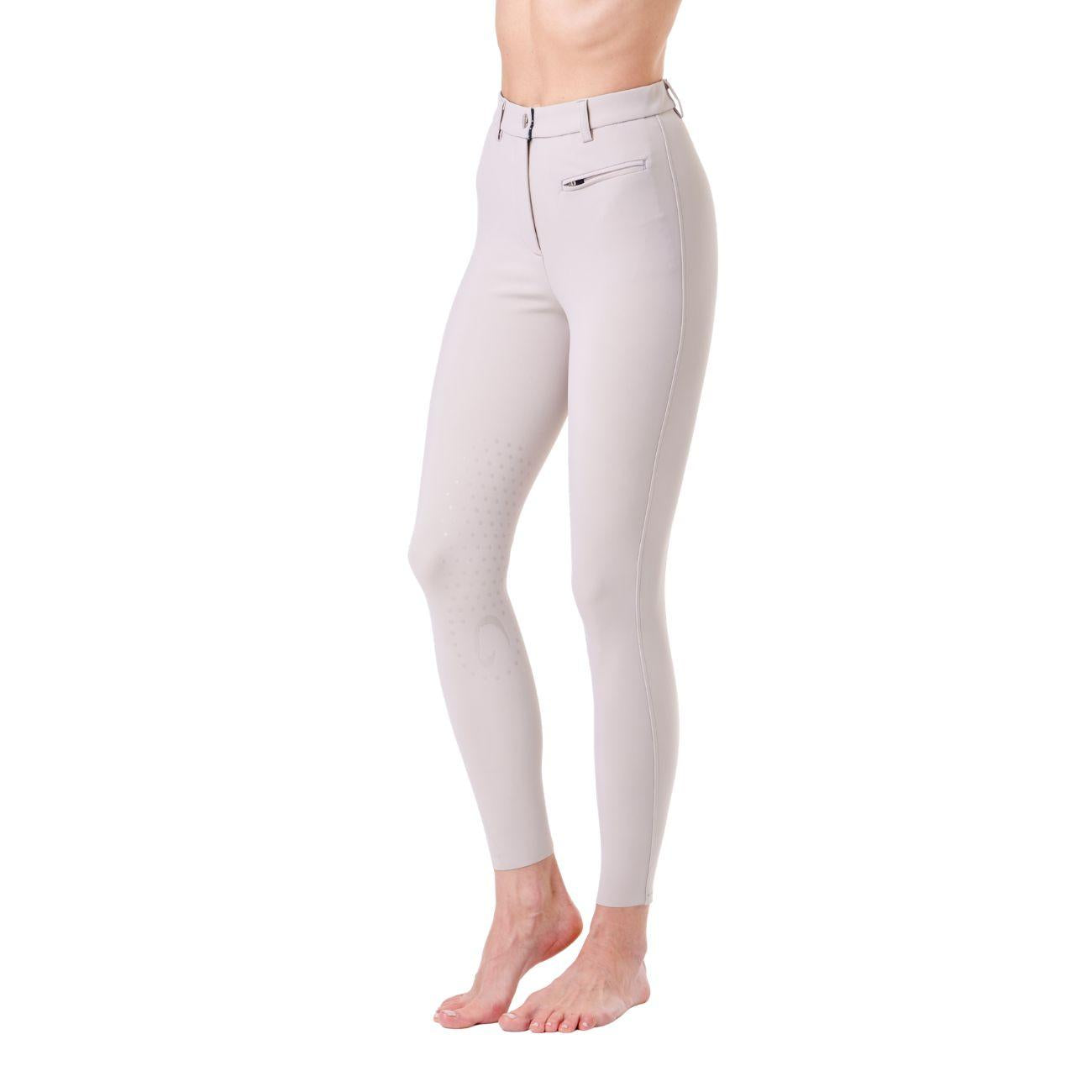 Pantalone Da Equitazione Da Donna Half Grip Parigi Mascheroni Beige 09MA-05PARIGI 361BEIGE MASCHERONI SELLERIA 