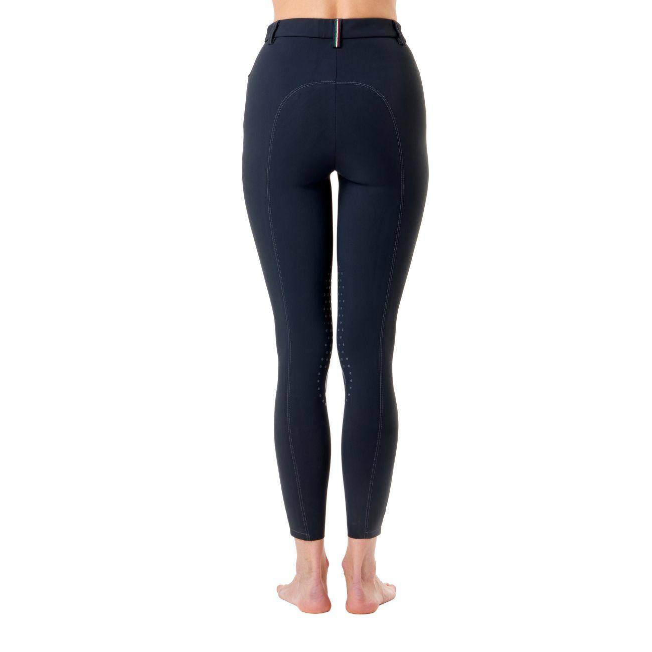 Pantalone Da Equitazione Da Donna Half Grip Parigi Mascheroni Blu 09MA-05PARIGI 342BLU MASCHERONI SELLERIA 