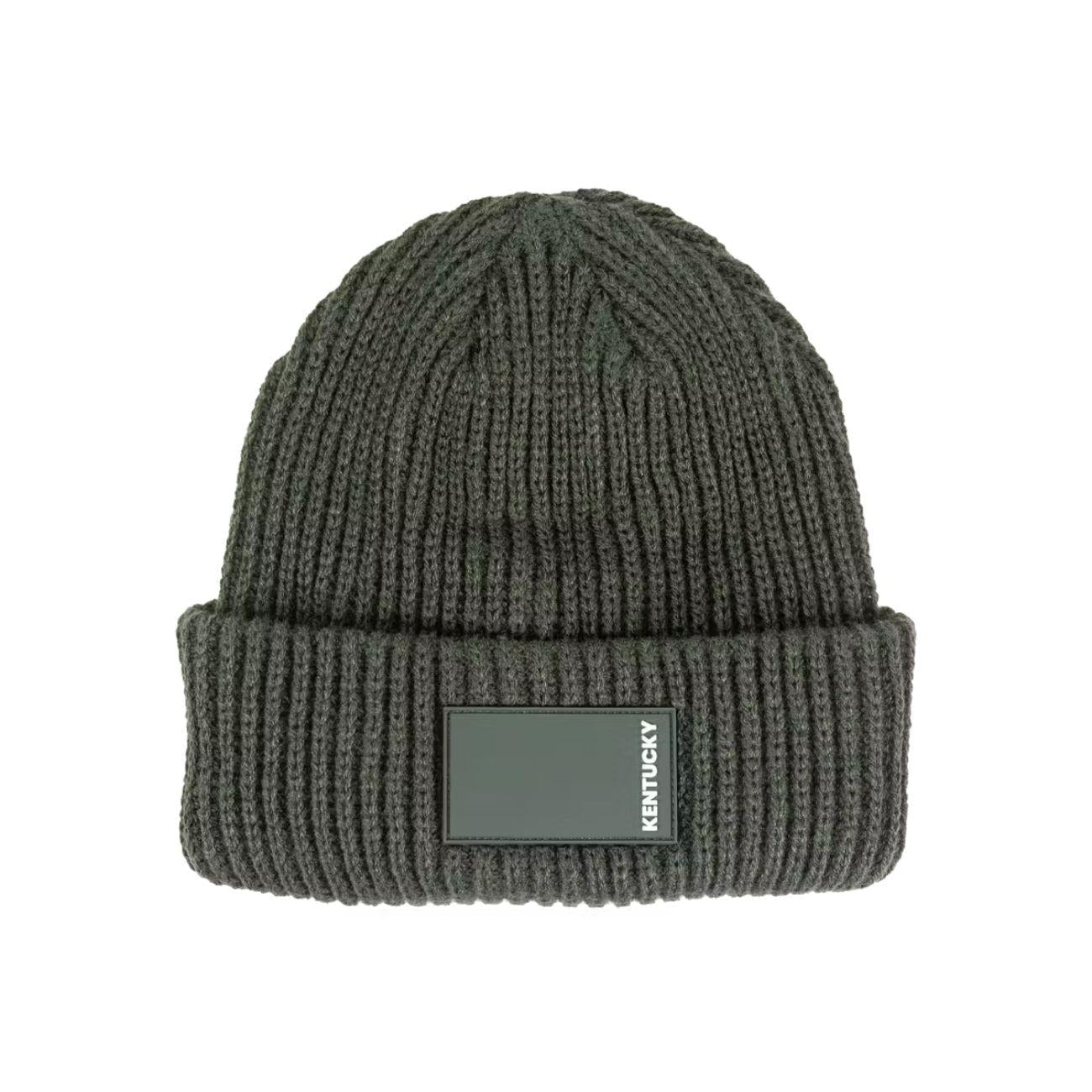 Cappello Beanie Rubber Logo Kentucky Verde 42716 73DARKGREEN KENTUCKY 