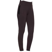 LEGGINGS DONNA JERSEY GRIP AL GINOCCHIO CAVALLERIA TOSCANA 29CT-PAD182JE115 3A00DARK PURPLE CAVALLERIA TOSCANA