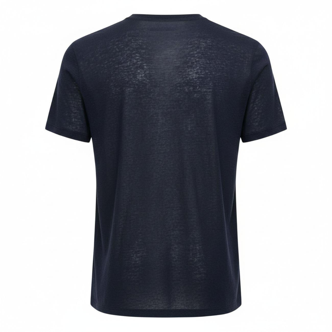 T-shirt Da Uomo In Linio Mascheroni Blu MASCHERONI-NS320 NAVYBLUE MASCHERONI SELLERIA 