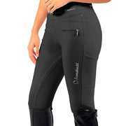 Riding breeches with GRIP AL GINOCCHIO style ALPHA SAMSHIELD 09SS-BRCH-ALPHA ANTHRACITE SAMSHIELD