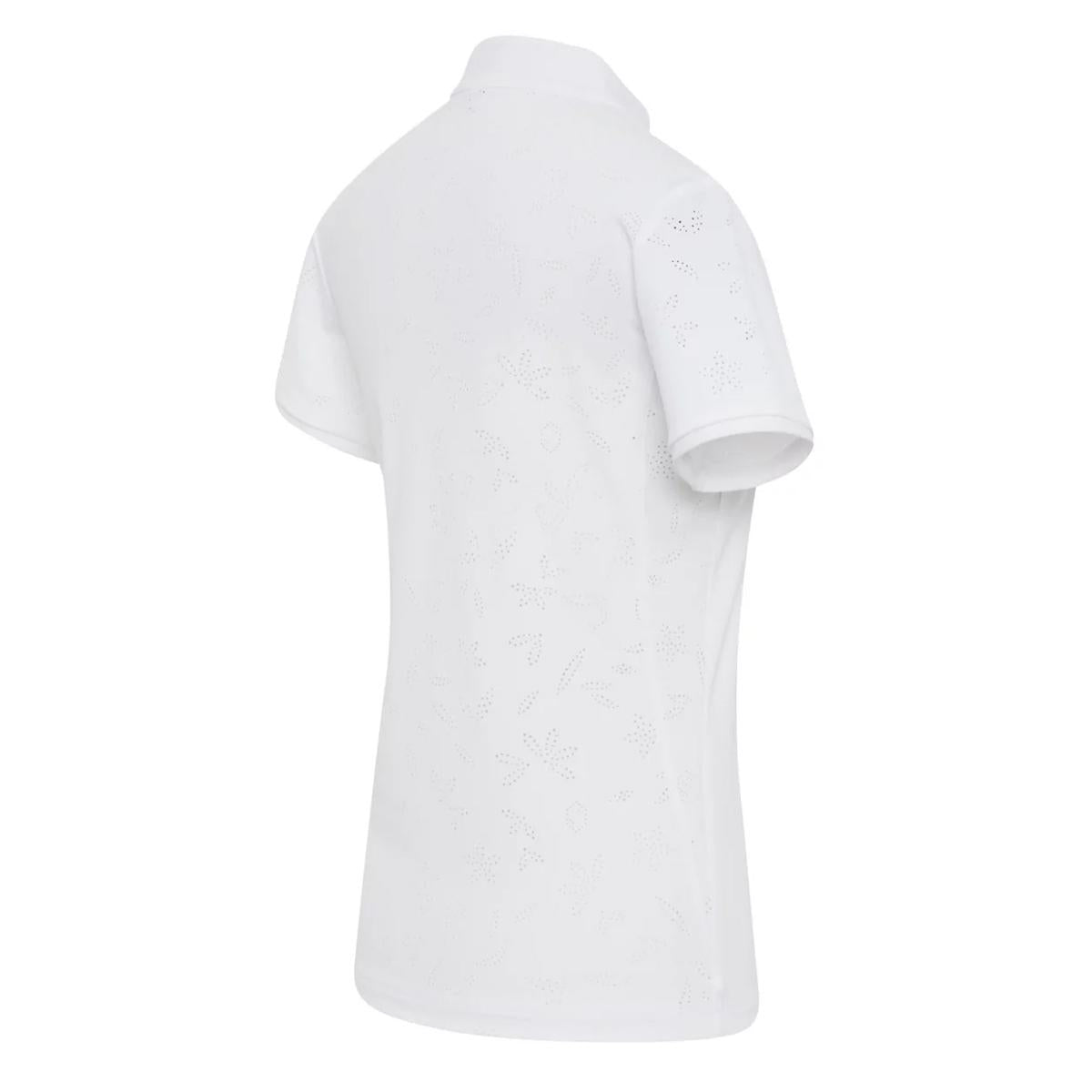 POLO DA CONCORSO DONNA A MANICA CORTA LOUISON SHORT SLEEVES 30SS-LOUISON-SS WHITE SAMSHIELD 