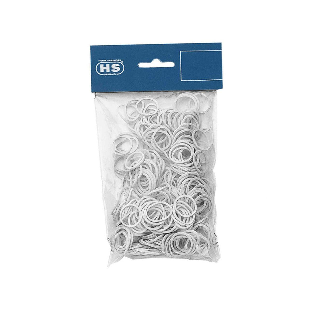 Elastici Per Trecce Sprenger Bianco 345420 001WHITE SPRENGER 