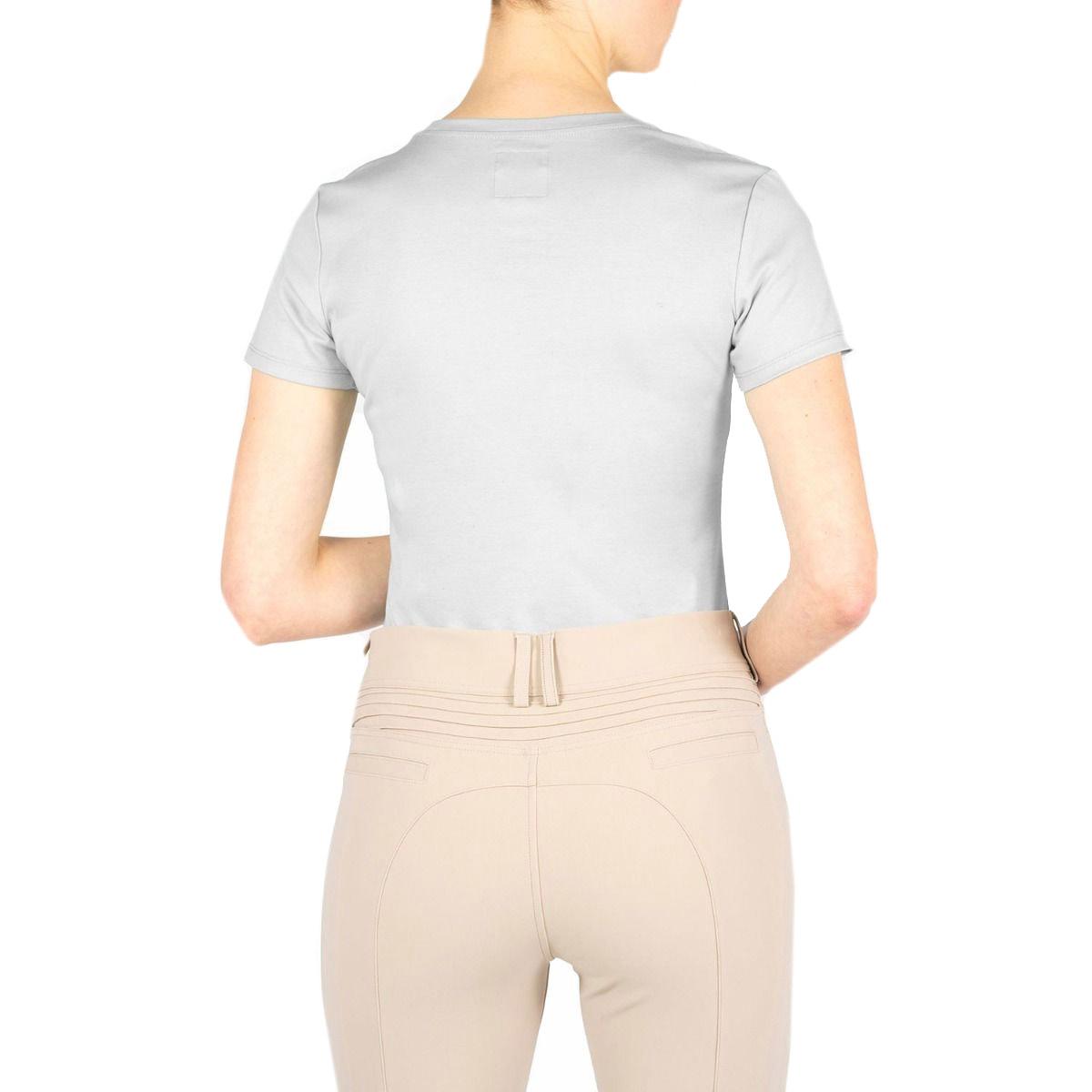 T-SHIRT DONNA MANICA CORTA MOD.AXELLE BONNIE 09SS-AXELLEBONNIE LIGHT GREY SAMSHIELD 