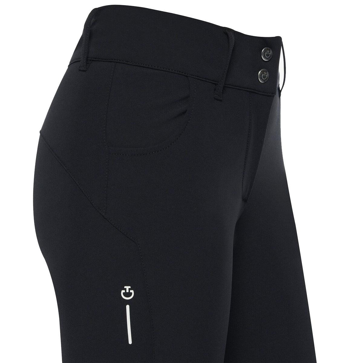 PANTALONE DA EQUITAZIONE DONNA MOD.RS A VITA ALTA 09CT-PAD166PA052 9999BLACK CAVALLERIA TOSCANA 