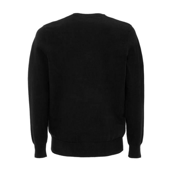 Pullover Girocollo Da Uomo Casual Mascheroni Nero MASCHERONI-NS901 BLACK MASCHERONI SELLERIA 