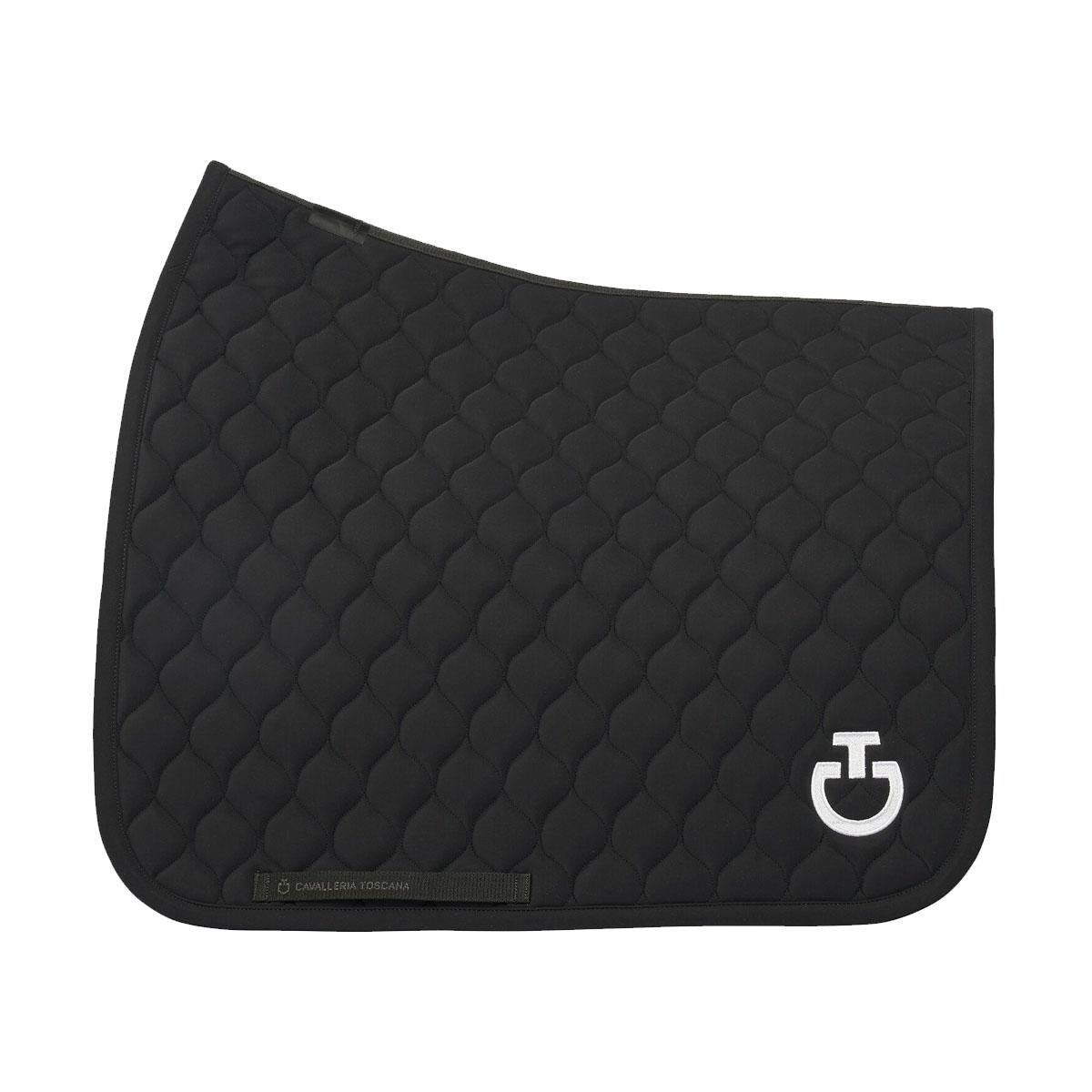 SOTTOSELLA DA DRESSAGE CON TRAPUNTATURA A ROMBI CAVALLERIA TOSCANA 28CT-SOT054JE002+CUF043JE010 9999NERO CAVALLERIA TOSCANA