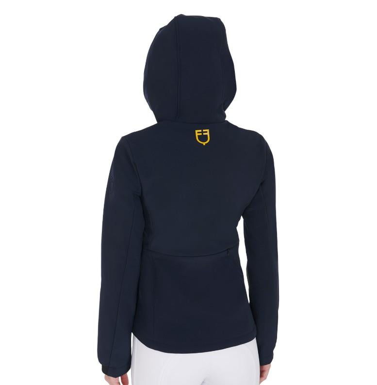 Softshell donna full zip Equestro 09AMA-ETW00059 NAVY EQUESTRO 