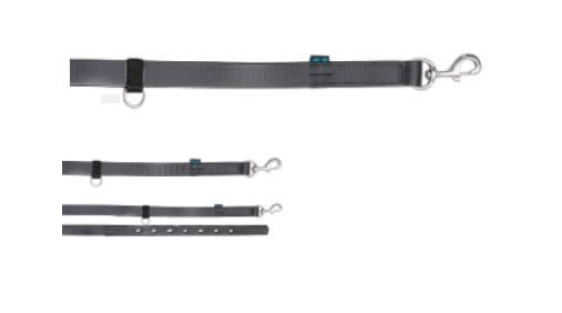 TRACES 32mm TANDEM LEADER 302cm 09ZI436407 NERO ZILCO