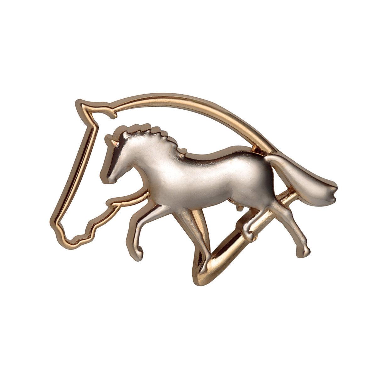 Spilla a Forma Di Cavallo Tattini 09TA0942799 OTTONE TATTINI 
