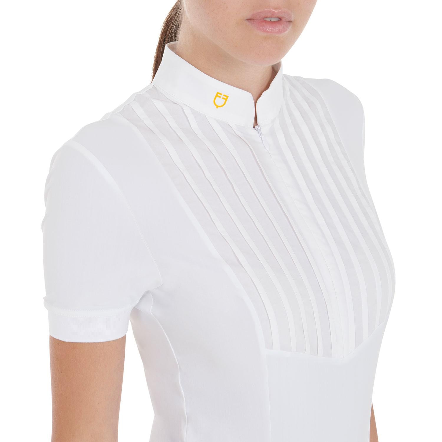 Equestro MEZZA BIANCO Camicie Da Concorso 09AMA-ETW00034 WHITE EQUESTRO 