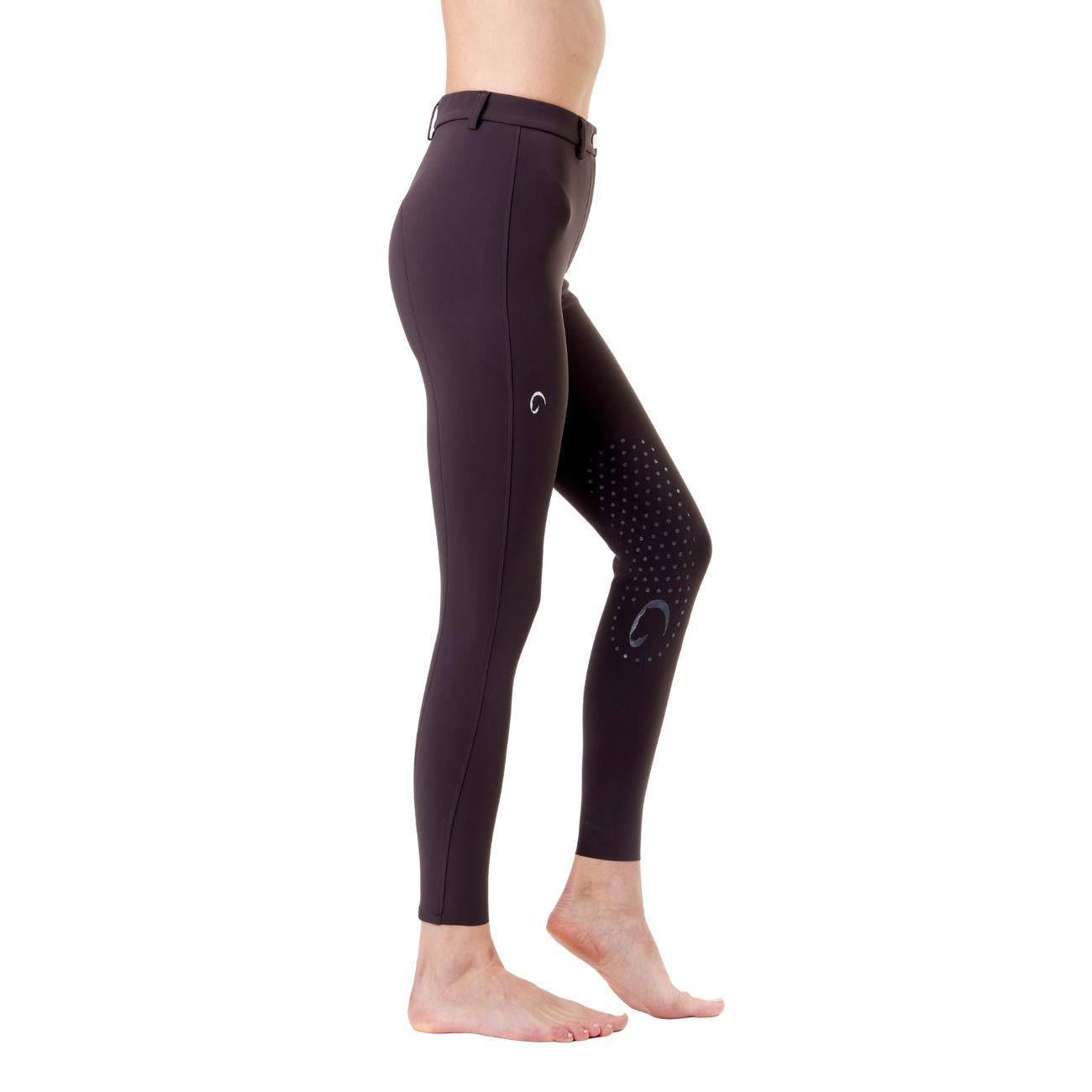Pantalone Da Equitazione Da Donna Half Grip Parigi Mascheroni Marrone 09MA-05PARIGI 499MARRONE MASCHERONI SELLERIA 