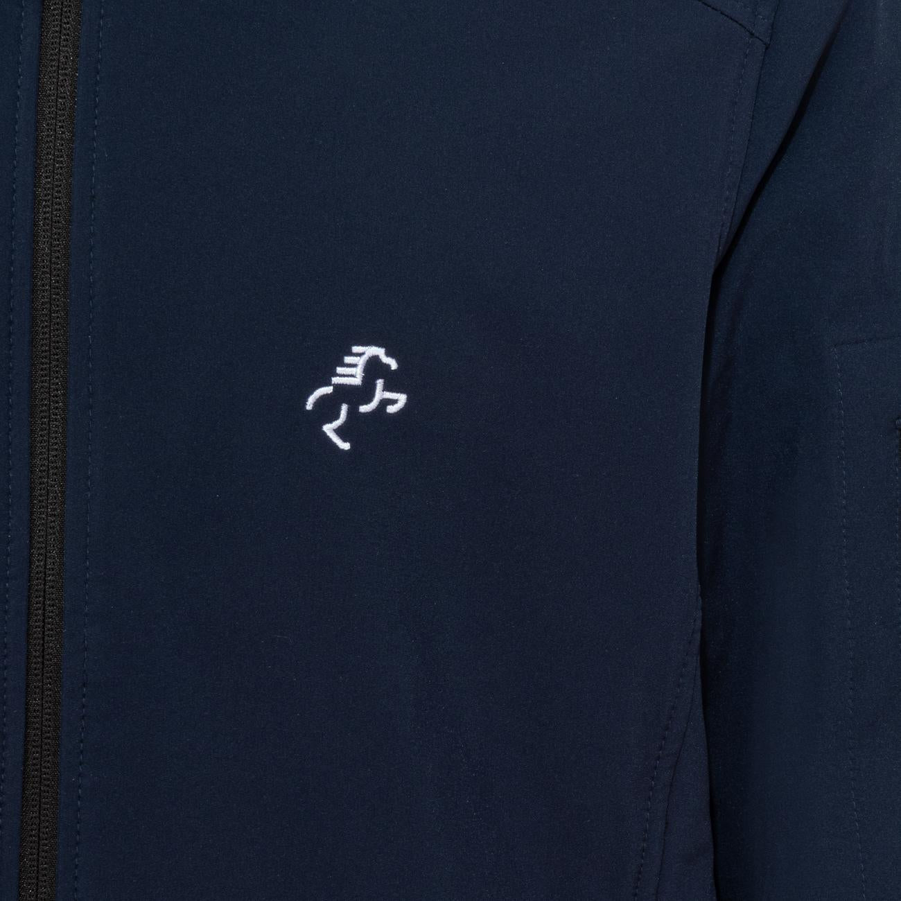 SOFTSHELL Man FULL ZIP 09EH-K401 BLUE NAVY EQUINE HORSE
