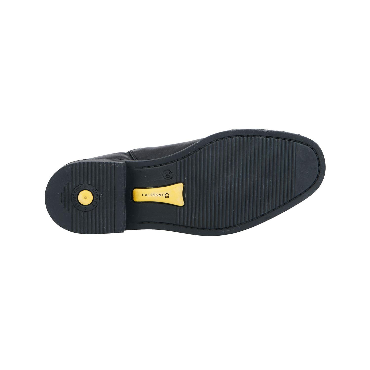Stivaletto In Cuoio Con Elastico Equestro Nero 09UMAB00130 NERO EQUESTRO 