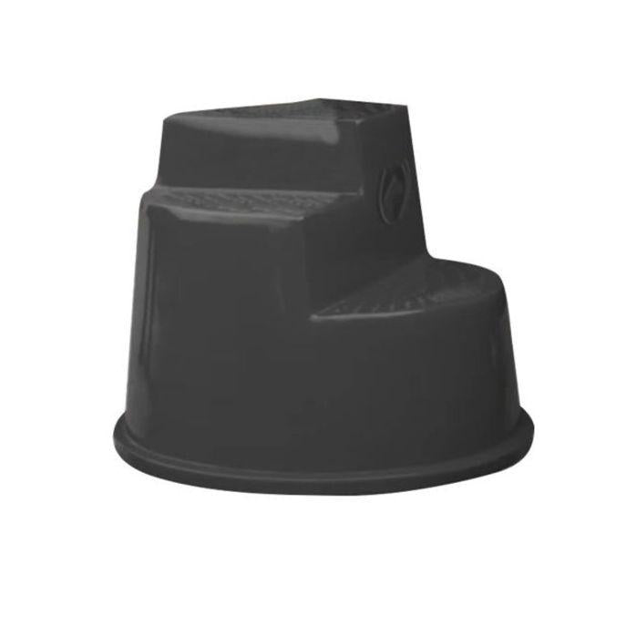 Scalino In Plastica Con Tre Gradini VA00006 NERO AMAHORSE 
