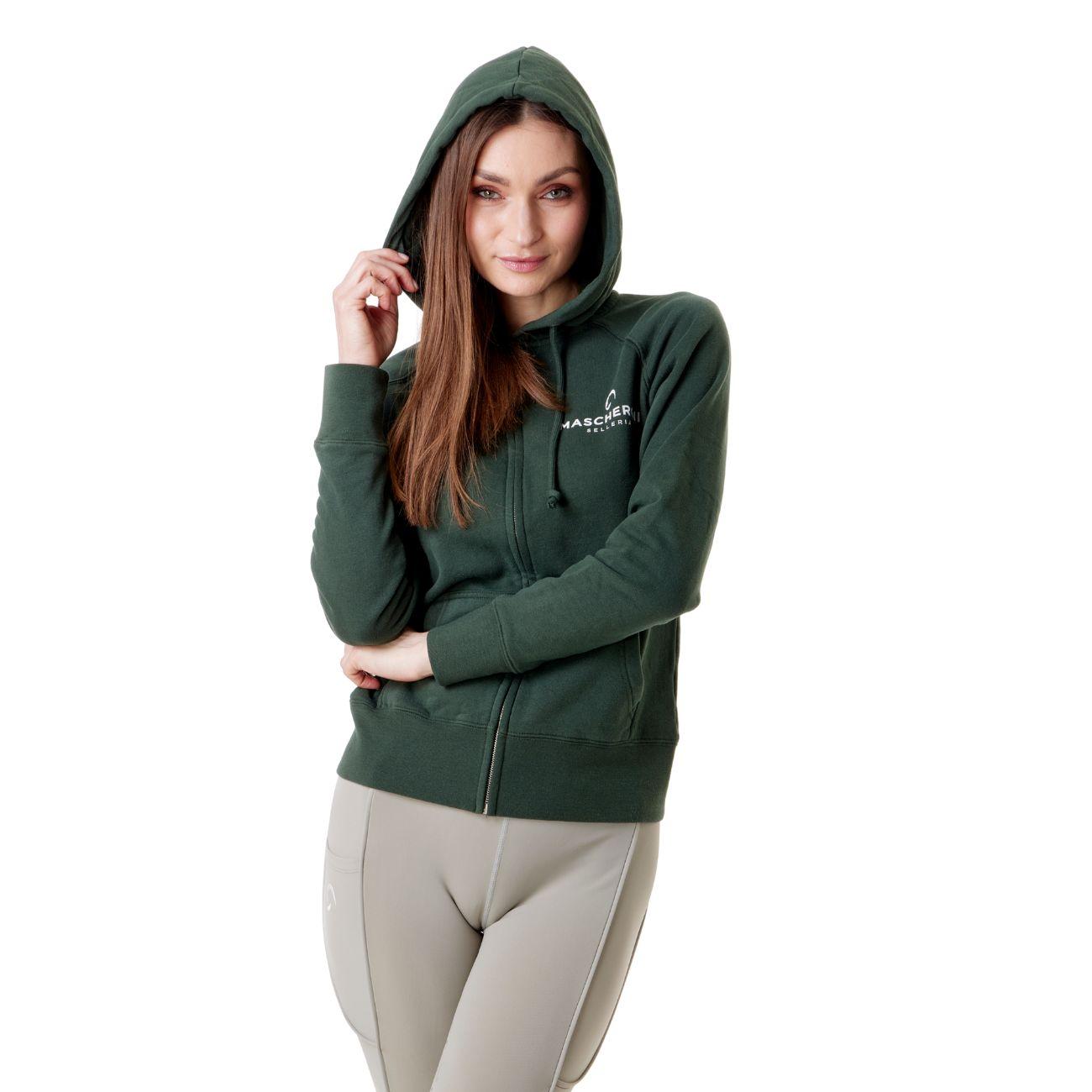 Felpa Da Donna Claim Mascheroni 09MACLAIMD VERDE MASCHERONI SELLERIA 