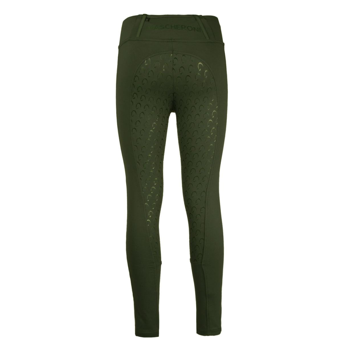 Leggings Donna Full Grip Con Tasche Mascheroni Verde 29MA-LEGGINGSMASK VERDE MASCHERONI SELLERIA 