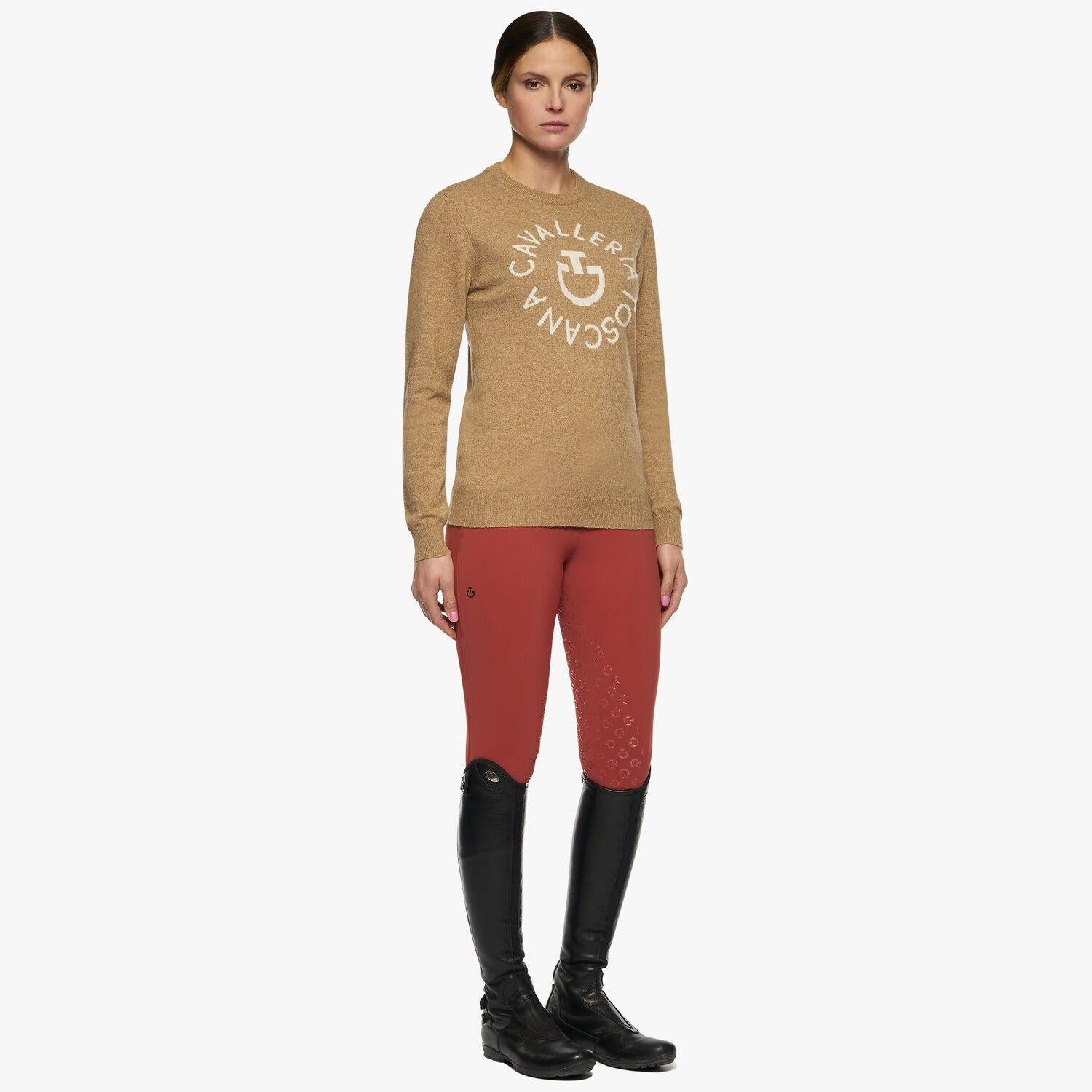 GIROCOLLO DONNA MISTO CASHMIRE CAVALLERIA TOSCANA 29CT-MAD115LA036 4B00 LIGHT MOCHA CAVALLERIA TOSCANA
