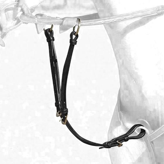 FORCHETTA PER MARTINGALA IN CUOIO DYON 09DY-B435 NERO DY'ON