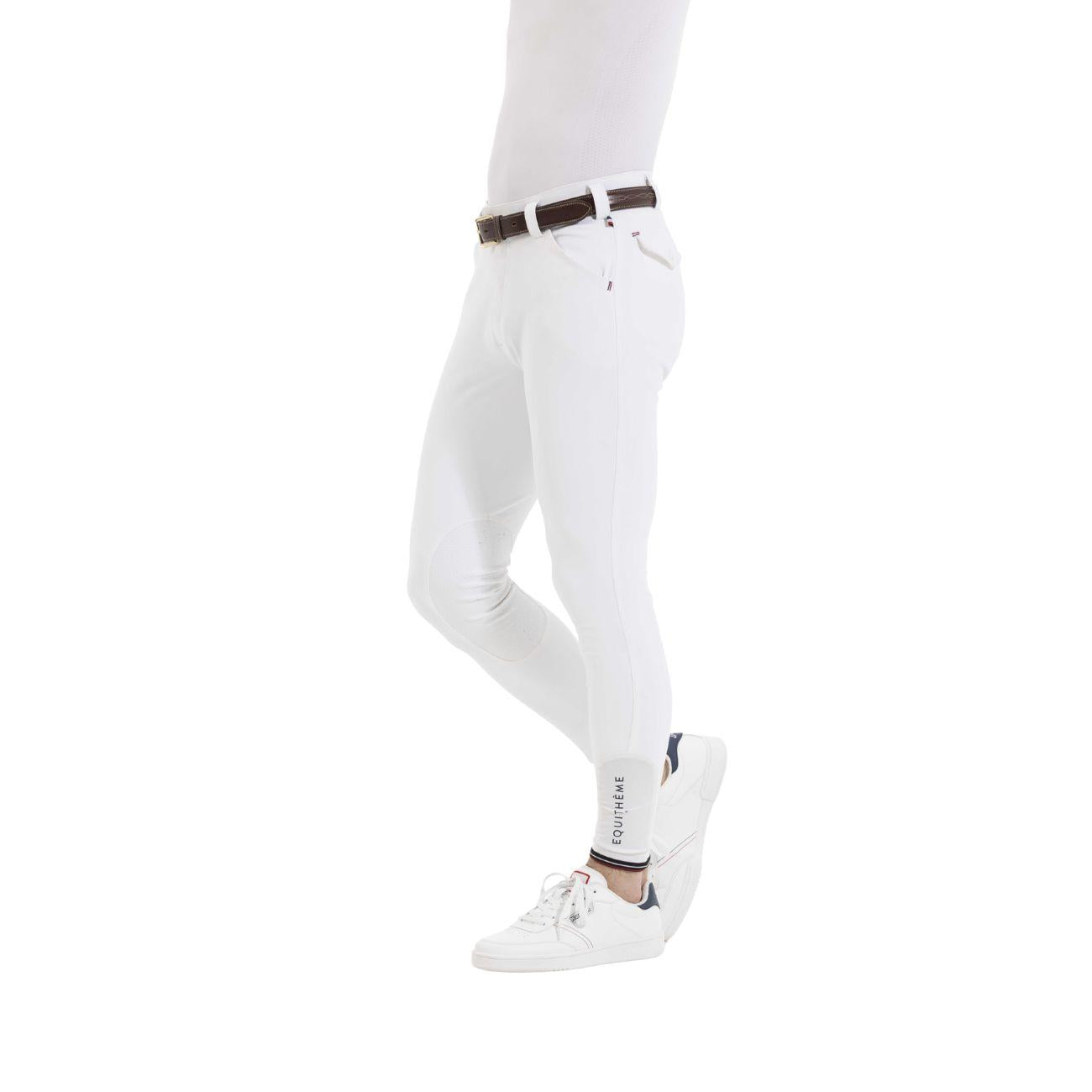 Pantaloni Da Uomo Eliot Equitheme 979368 WHITE EQUITHEME 