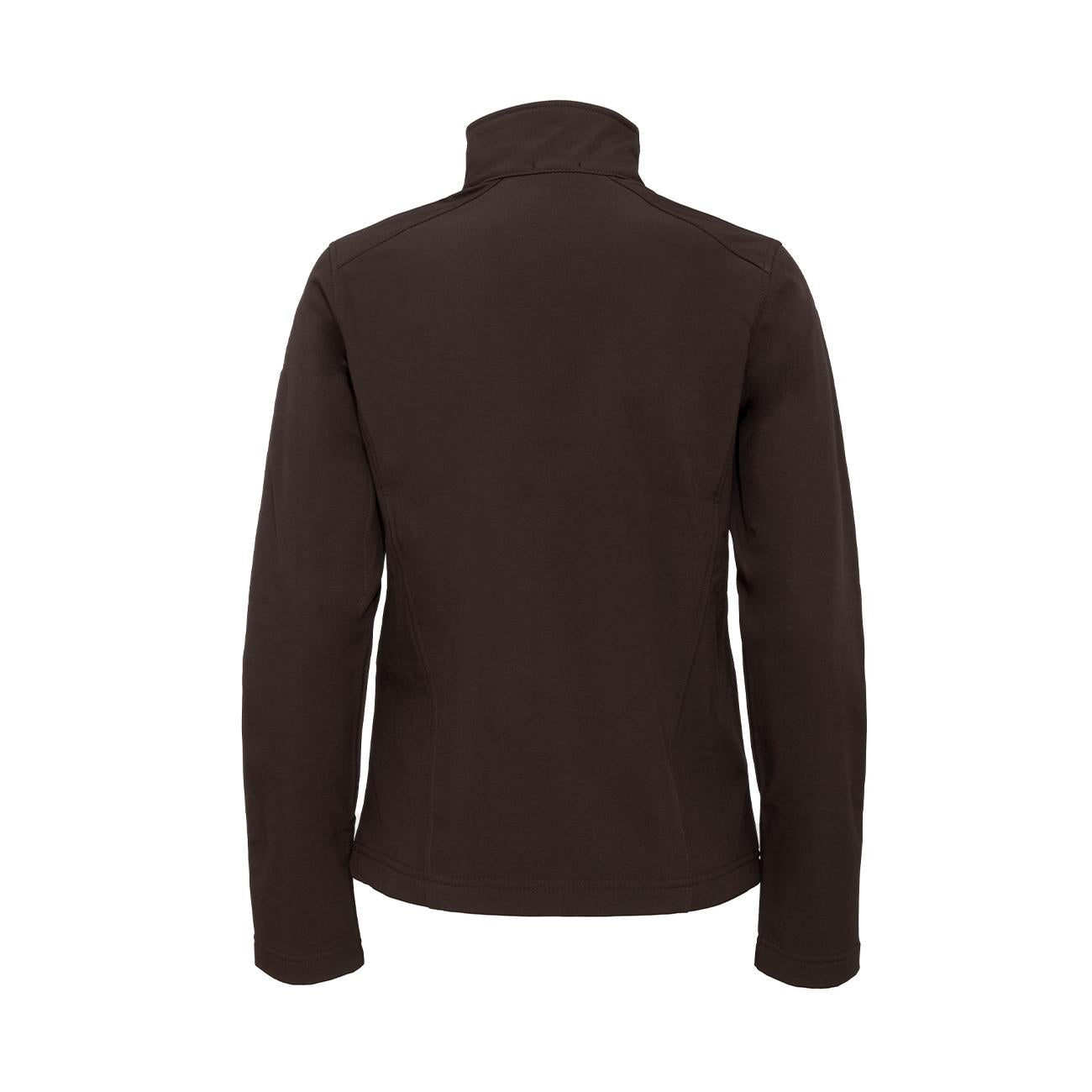SOFTSHELL DONNA FULL ZIP 09EH-K400 MARRONE EQUINE HORSE 