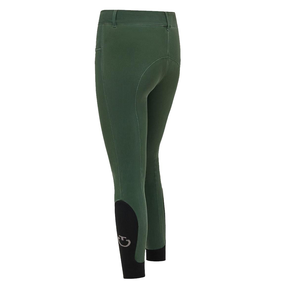Pantaloni Donna A Vita Alta Con Grip Al Ginocchio Cavalleria Toscana 31CT-PAD090JE193 5I00LAVAGGIO VERDE CAVALLERIA TOSCANA 