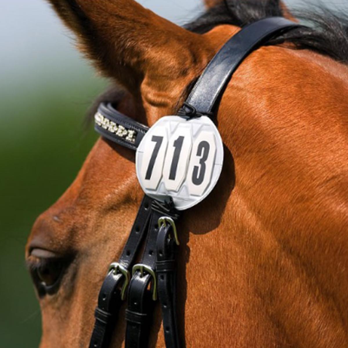 Porta Numero A 3 Cifre Equitheme 904163 BIANCO EQUITHEME 