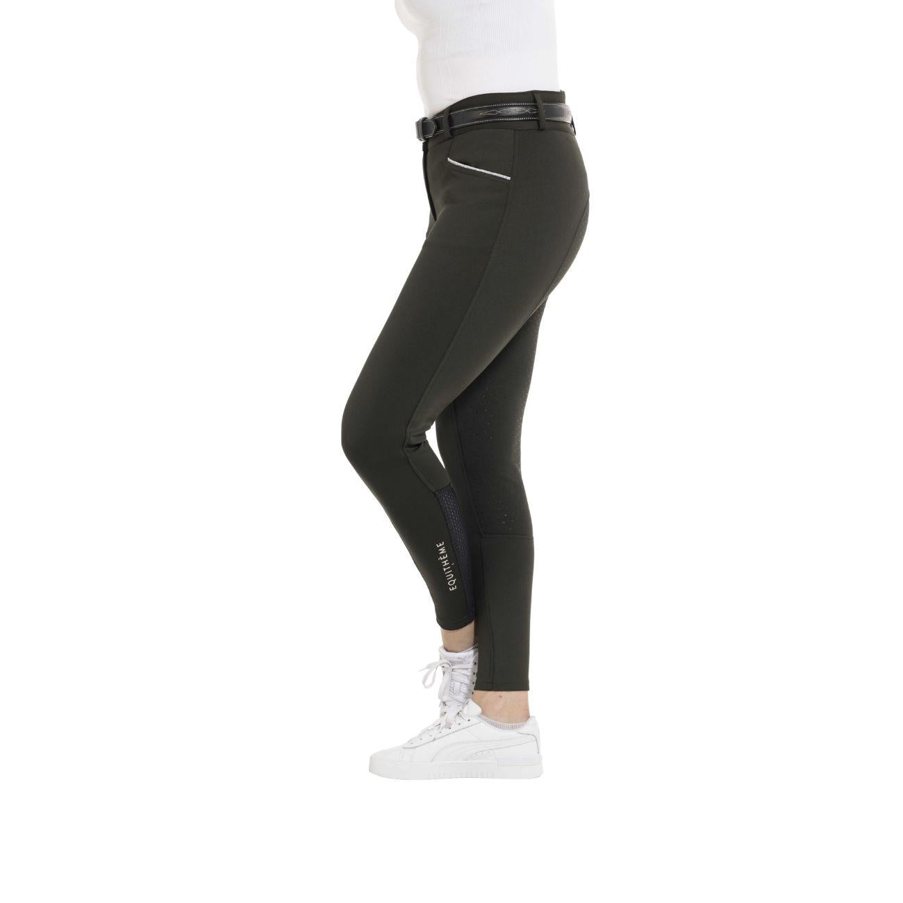 Pantaloni Da Donna Claudine Equitheme Verde 979788 DARK GREEN EQUITHEME 