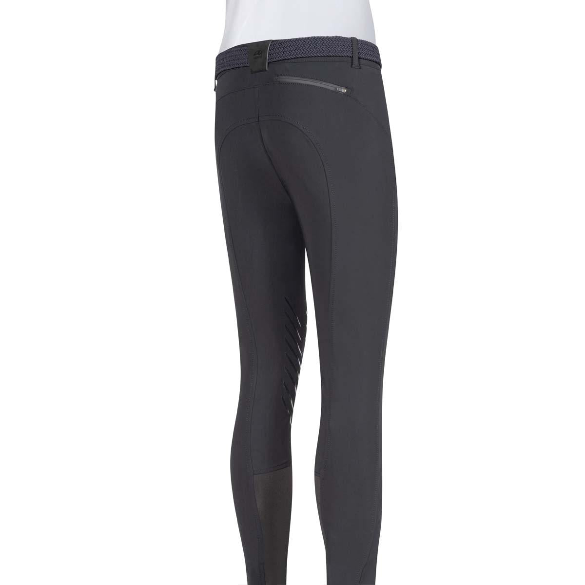 PANTALONE DA EQUITAZIONE DONNA CON GRIP GINOCCHIO MOD.CHASSIK 09EQ-N09010 006NERO EQUILINE 