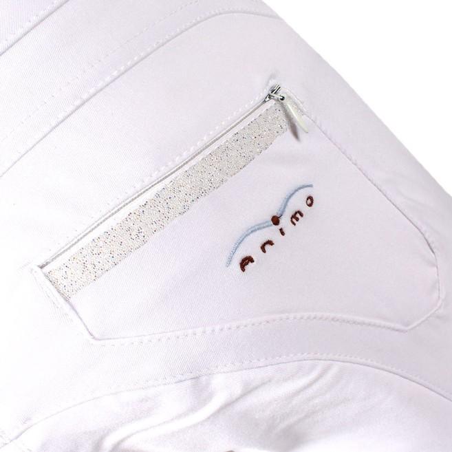 ANIMO ANIMO Nest Animo 02 Bianco Pantaloni Da Equitazione 13AMNEST 02BIANCO. 