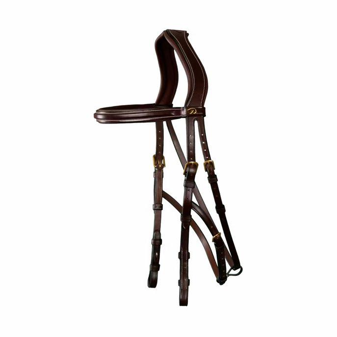 DY'ON HACKAMORE BRIDLE D COLLECTION Marrone TESTIERE DYFADX BROWN DY'ON 