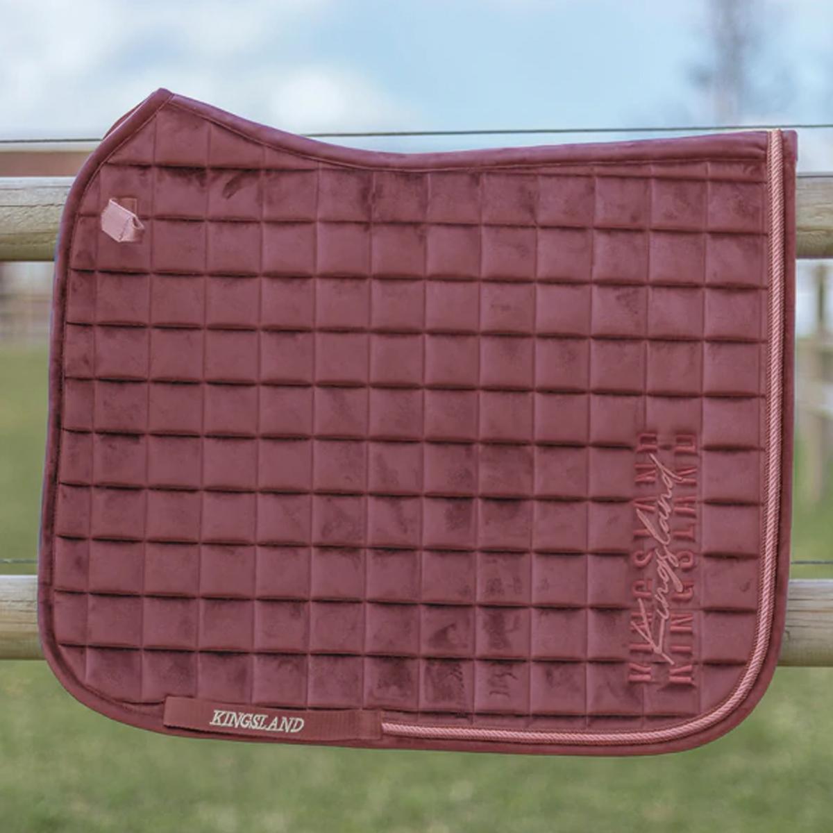 SOTTOSELLA DA DRESSAGE MOD.KLORIANA CON CORDINI E LOGO KL 09KING-2210423345-DRESS 014RED RHODODENDRO KINGSLAND