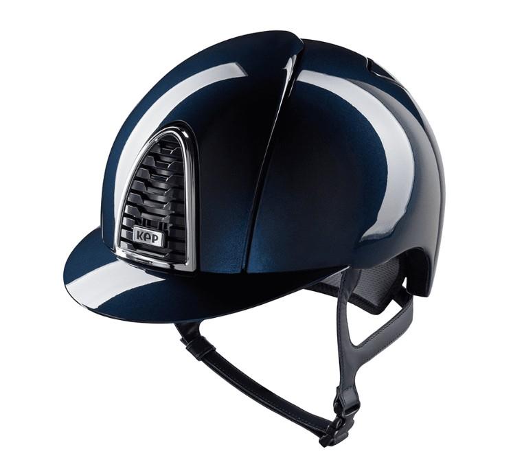 Kep Italia Cromo 2.0 Shine Cap with Standard Blue Visor