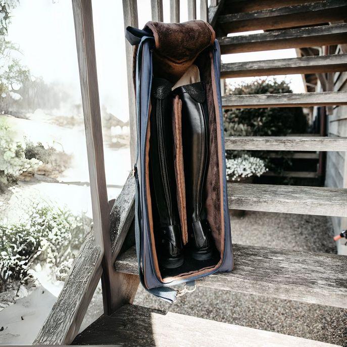 KENTUCKY BOOTS BAG KENTUCKY Blu borsa da scuderia 82110 03NAVY KENTUCKY 