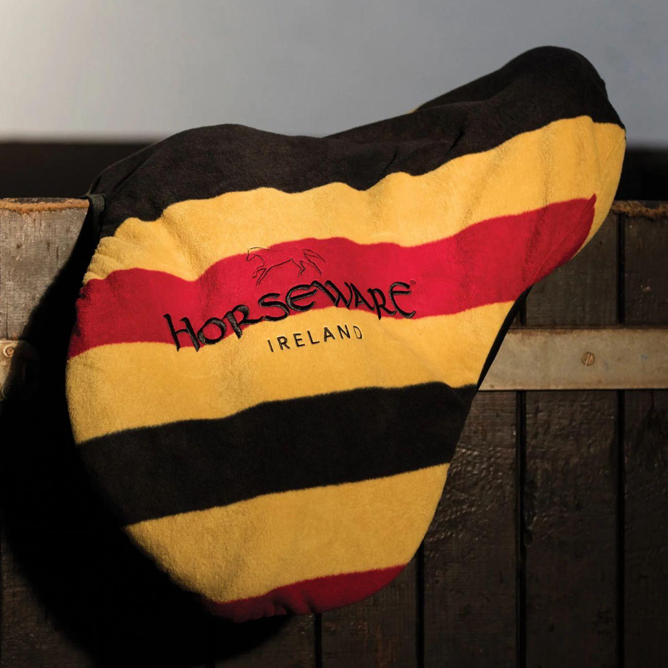 Coprisella Deluxe Horseware LLAA8D-VRK0 NERO-GIALLO-ROSSO HORSEWARE 