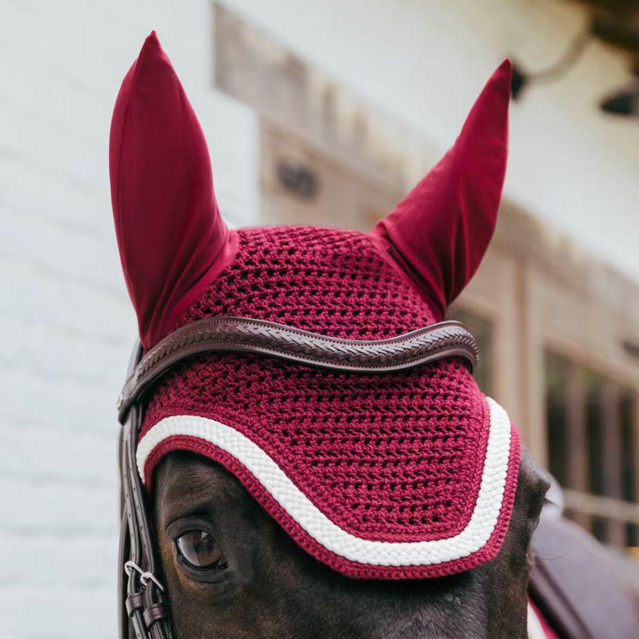Cuffietta antimosche Wellington Con Cordino Intrecciato Kentucky Bordeaux 42659 17BORDEAUX KENTUCKY 