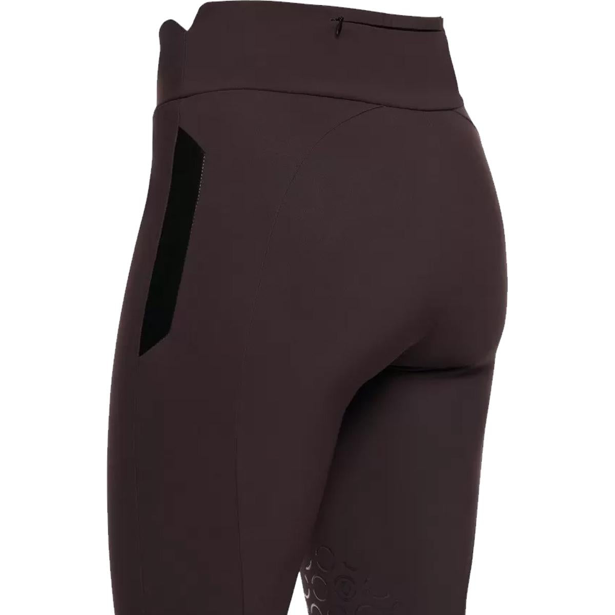 LEGGINGS DONNA JERSEY GRIP AL GINOCCHIO CAVALLERIA TOSCANA 29CT-PAD182JE115 3A00DARK PURPLE CAVALLERIA TOSCANA 
