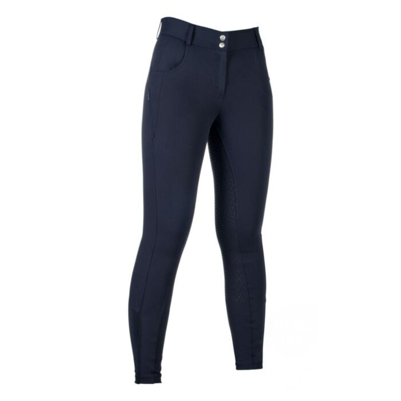 Pantaloni Ari Mid Rise Full Grip HKM Blu 14355 6900NAVY HKM SPORT EQUIPMENT 