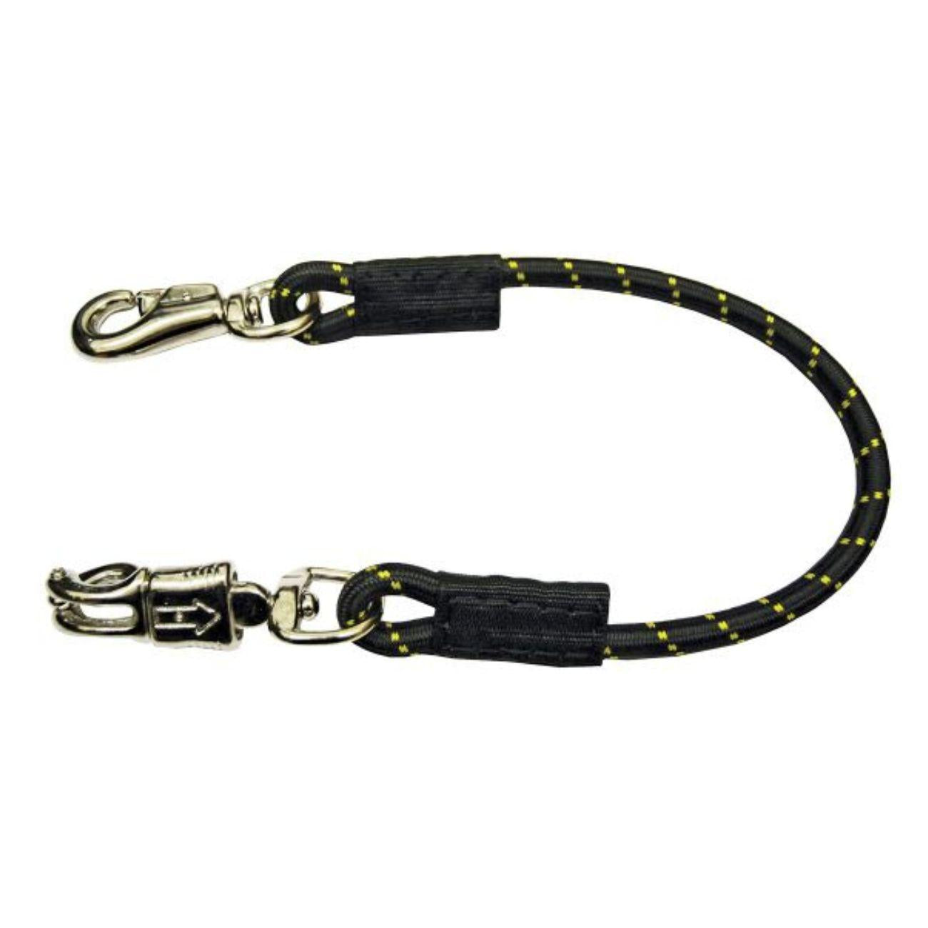 Tirante Elastico Con Doppio Moschettone 75cm Amahorse DM00100 NERO AMAHORSE 